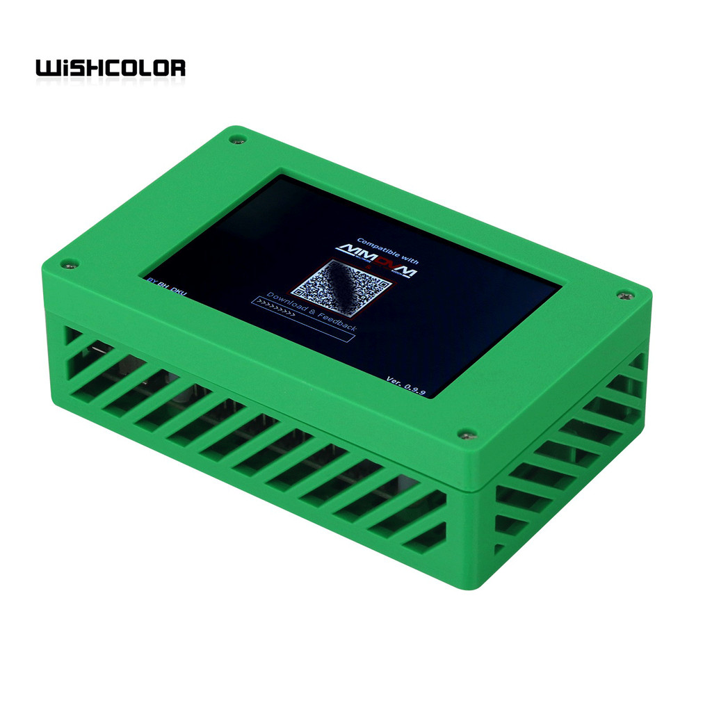 Hamgeek Green MMDVM Hotspot MMDVM Modem with Wifi & 3.5" Screen for Connection to Phone Hotspot &
