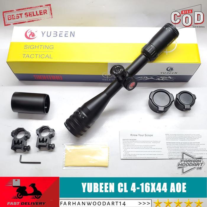 TELESKOP YUBEEN CL 4-16X44 AOEG Tahan Getar Telescope Yubeen 4-16x44