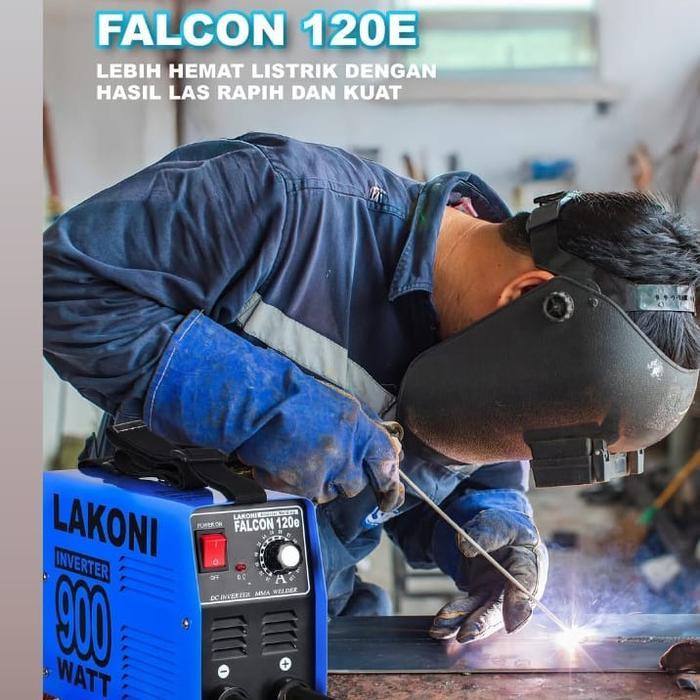 LAKONI Falcon 120E Mesin Las 900W Travo Las Lakoni 900W Inverter