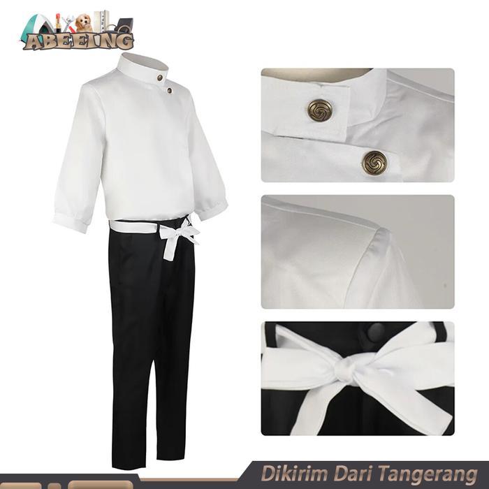 Full Set Jaket Yuta Okkotsu Dan Celana Cosplay Anime Jujutsu Kaisen