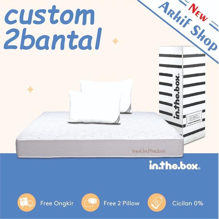SPRING BED KASUR IN THE BOX inthebox 150x200 (Custom Size)