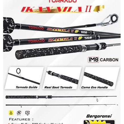 Joran Tornado Ikan Nila Ii 562/602 Cm- Garansi 1 Tahun