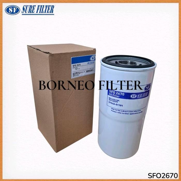 SFO2670 Sure Oil Filter LF670 P551670 J8612670 W1294 B196 C-5715 C5715 JOC-88022 JOC88022 3889310
