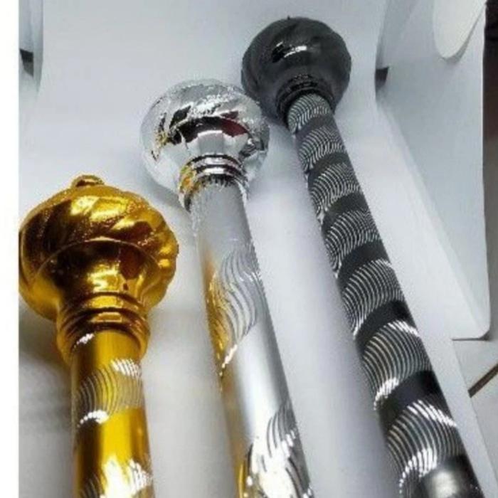 besi tiang gorden bulat panjang 280 cm