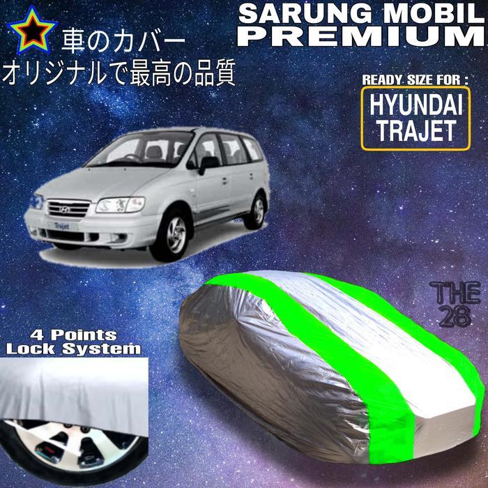 Cover Mobil Hyundai Trajet Silver Hijau Sarung Penutup Hyundai Trajet