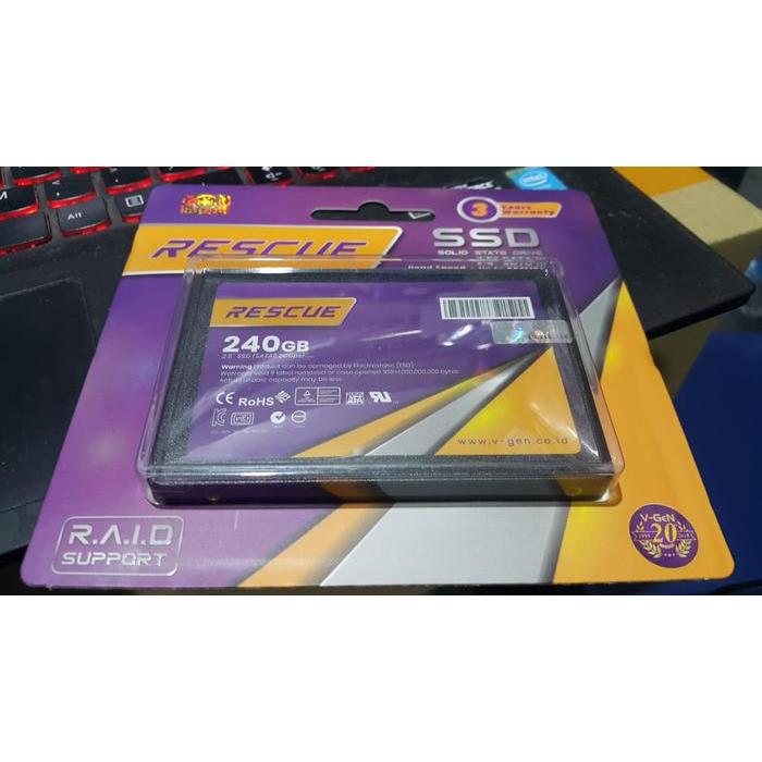 TERLARIS SSD V-Gen 240GB Sata 3 VGen 240 GB ssd240gb RESMI 2.5" rescue