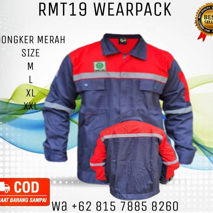 Wearpack safety K3 wearpak baju bengkel proyek Las murah