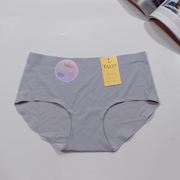 Tally Cd Celana Dalam Seamless 007 Size Fit To M-XXL Tanpa Jahitan Anti Nyeplak Bahan Nylon Spandex