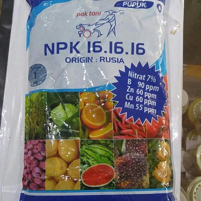 BISA COD Pupuk NPK 16 16 16 Pak Tani Original Pack Tanaman