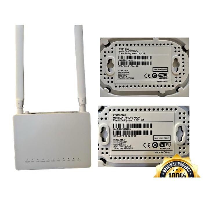 SKS ROUTER ONU ZTE F663NV3a XPON