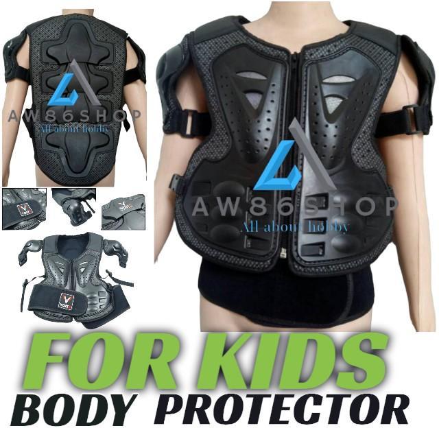 Body Protector Anak Cross Trail Adventure Kids Pelindung Siku Dan Lutut Set Busa Outdoor Dadacross
