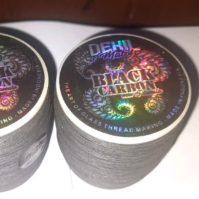 Benang Gelasan Senar Mati Total 2000 Yard_Black Carbon_Free Pelindung Jari Terlaris