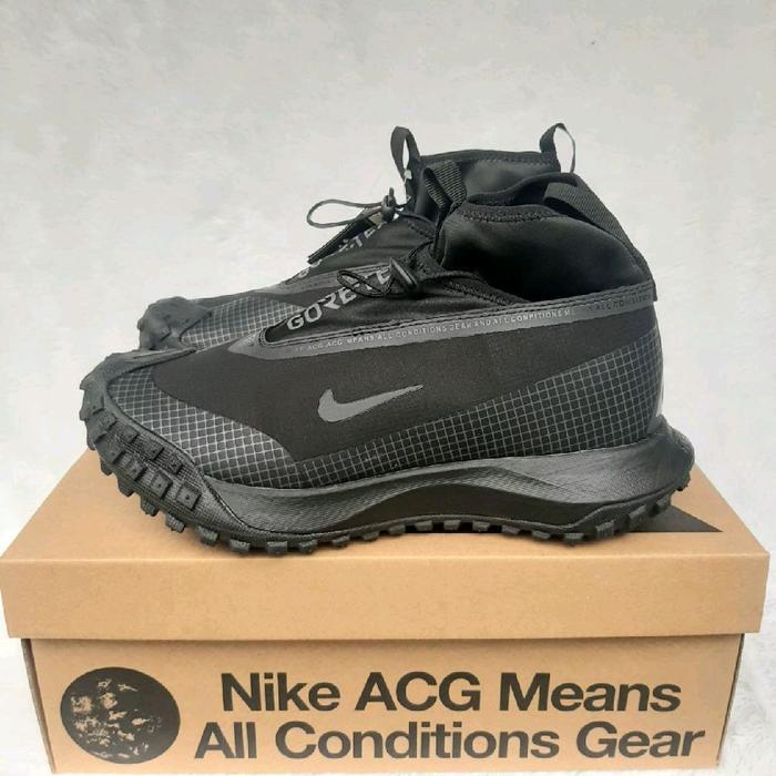 sepatu nike acg mountain fly gore-tex triple black Outdoor hiking