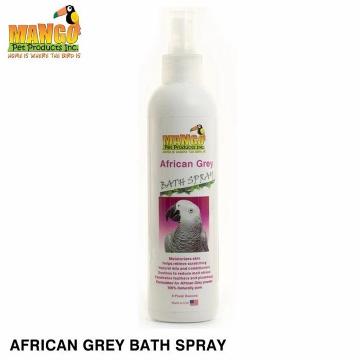 Mango Pet African Grey Bath Spray mandi burung african grey afgrey