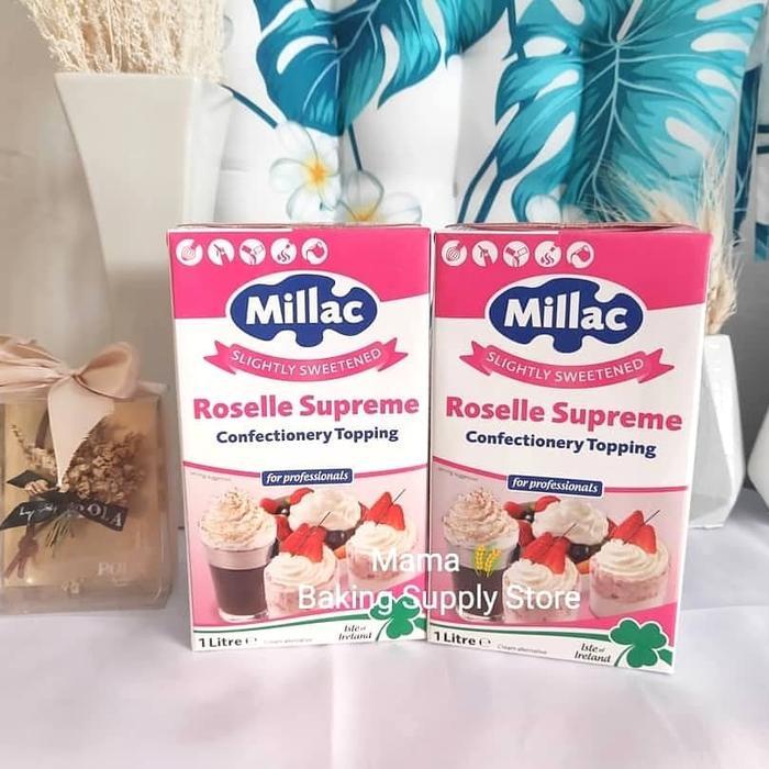 Roselle Supreme Whipping Cream Millac Whipped Cream Whip Krim 1 L Terlaris