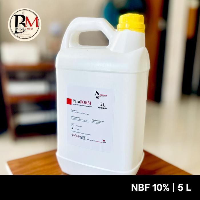 Larutan Fiksasi Jaringan Neutral Buffered Formalin 10% Kemasan 5 Liter untuk Laboratorium Patologi
