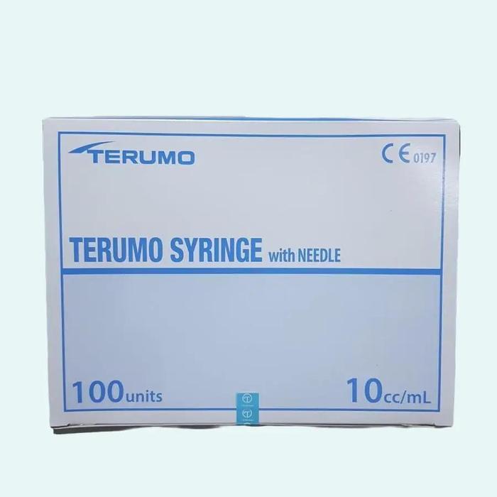 Spuit Terumo 10cc Alat Suntik 10cc Sekali Pakai Jarum Suntik 10ml Medis Syringe 10ml Jarum Suntik 10
