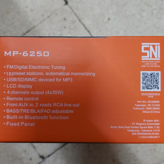 Tape Mobil Orca Mp-6250 Usb Blueetooth