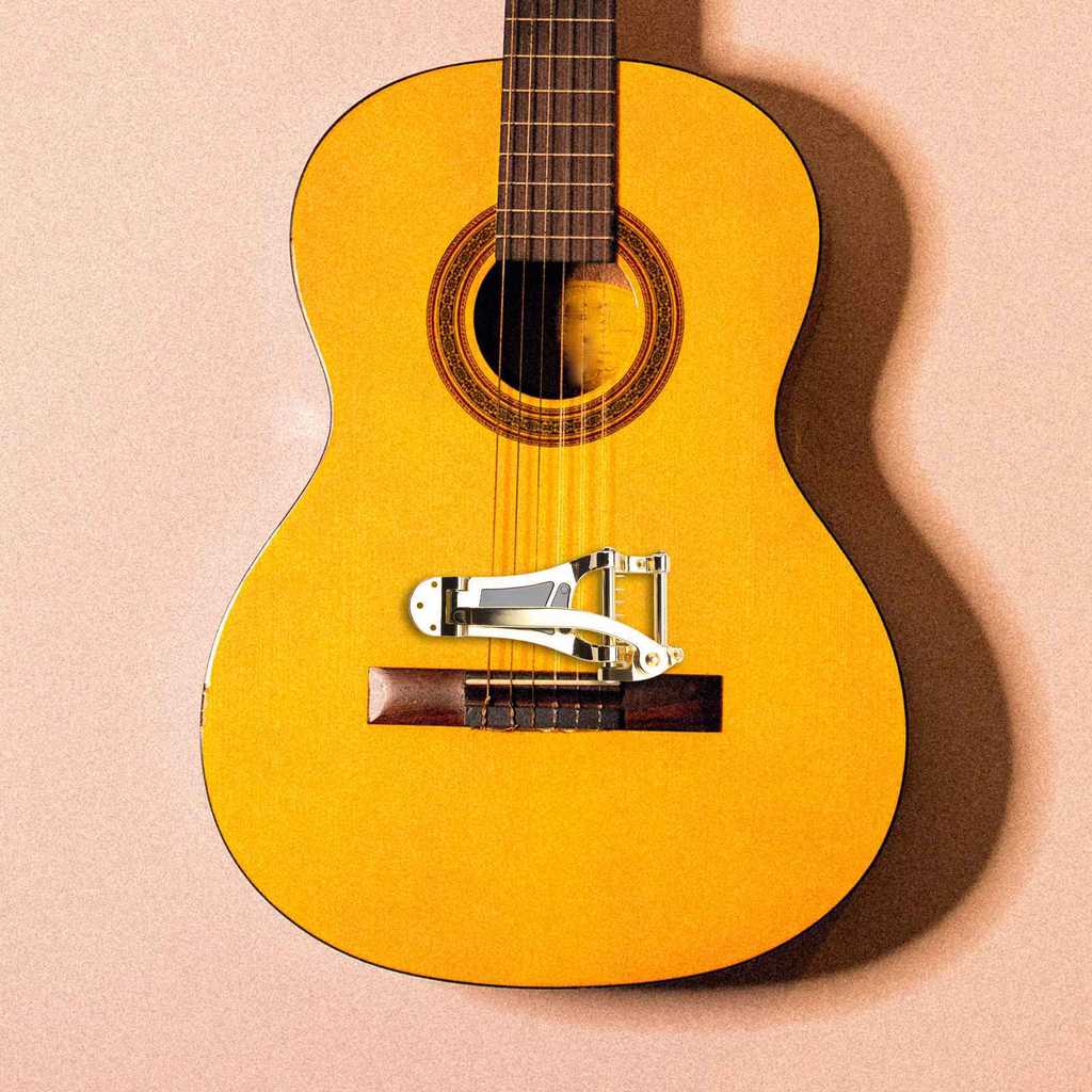 SMIEA Vibrato Bridge Tailpiece B7 Jazz Guitar for Gibson Bigsby ES355 Epiphone Gold