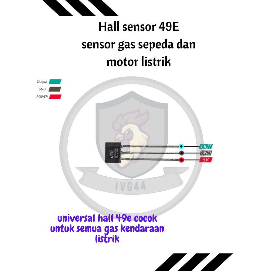 NEW Hall sensor 49e sensor gas sepeda motor listrik Handle Motorcycle