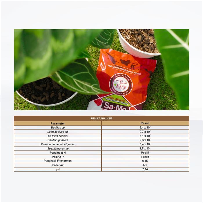 Granule Bio Organik GDM SAME Pupuk Padat Tanaman 10kg