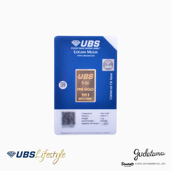 BERMUTU UBS Logam Mulia Sanrio Gudetama 5 Gram