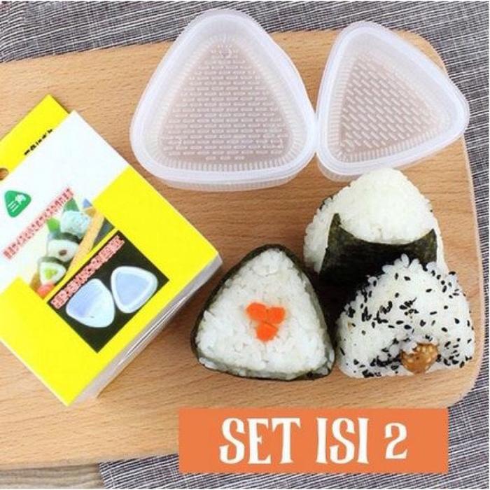 MJ88 Cetakan Onigiri Maker Besar &Kecil Isi 2 Set /Cetakan Onigiri - CETAKAN ONIGIRI