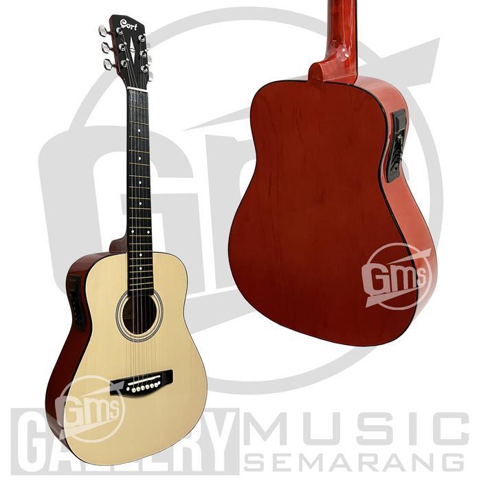Gitar Akustik Elektrik Cort Custom Tanam Besi (TT)