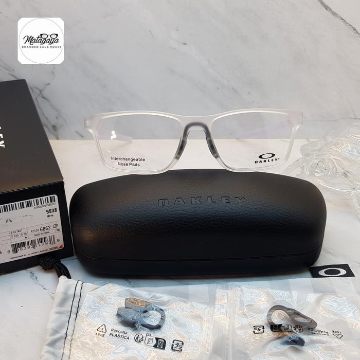 Unisex Oakley Kacamata Unisex Frame Persegi Sporty dengan Bantalan Hidung Interchangeable Oakley Hex