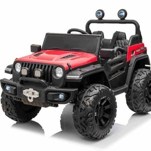MOBIL AKI YUKITA 8988 JEEP DAKAR MAINAN ANAK - NON PAINT Ban Karet - MERAH