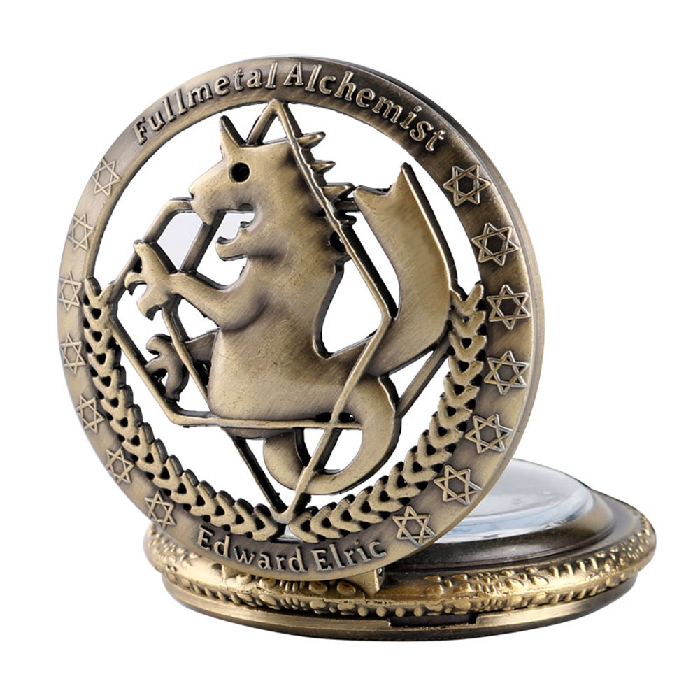 Retro Tone Fullmetal Alchemist High Grade Gifts Sets Pocket Watch Cosplay Edward Elric Anime Design