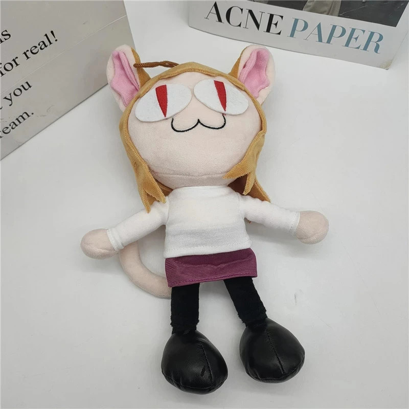 New Game FNF Neco Arc Plush Toy Cartoon Plush Doll Stuffed Soft Toy Christmas Birthday For Children