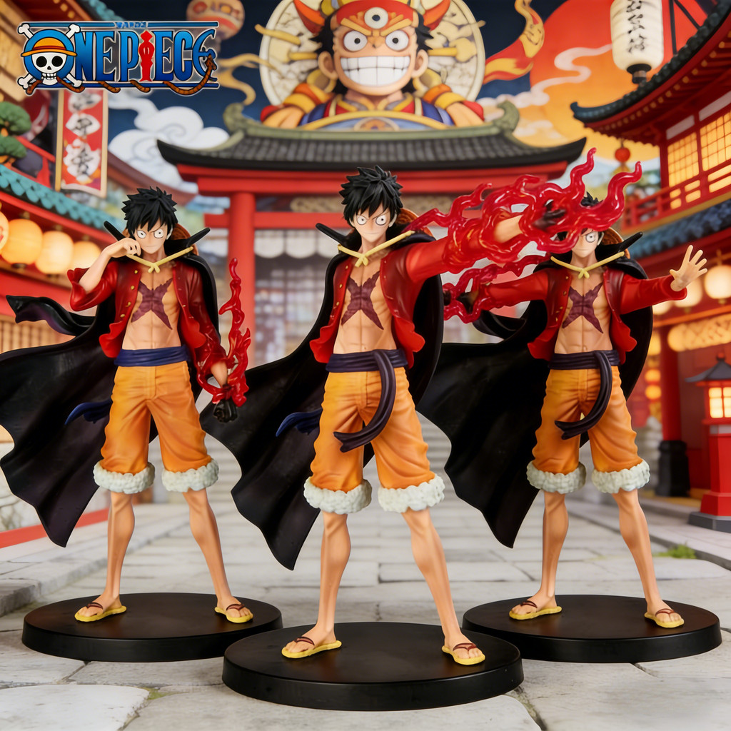 17cm PVC One Piece Luffy Sun God Nika Anime Doll Monkey D Action Doll Luffy Doll Model Doll Series