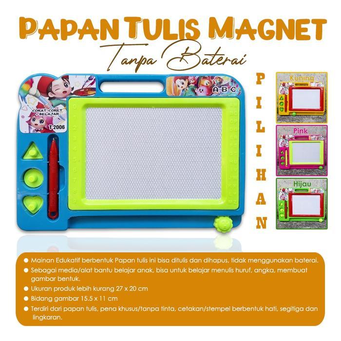MAINAN PAPAN TULIS MAGNET - Papan Tulis Anak Model Magnet