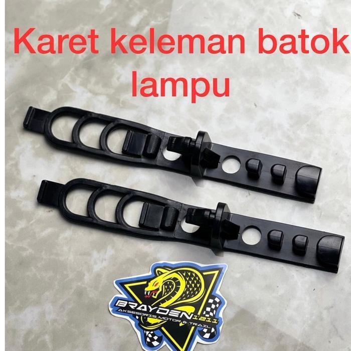 Karet Kleman Batok - Headlamp Hutech Set Universal Trail Klx Crf Ktm