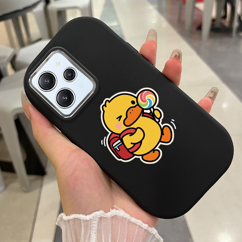 Casing Hp Untuk Xiaomi Redmi 12 4G 12 5G 12C 11A Note 12R POCO M6 Pro 5G POCO C55 Case Itik kecil ya
