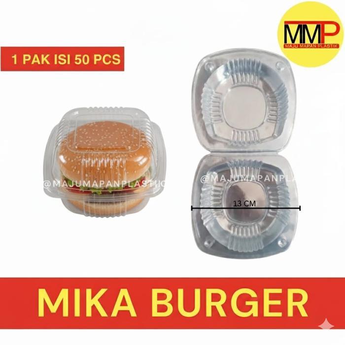 Mika Burger / Mika Donat / Mika Plastik isi 50 pcs