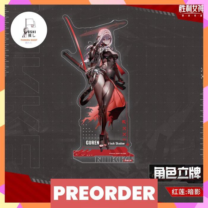 HOT SALE GODDESS OF VICTORY: NIKKE SCARLET / GUREN BLACK SHADOW VER. CHARACTER ACRYLIC STAND