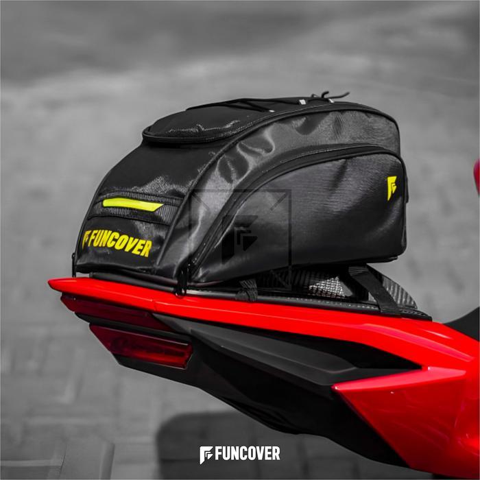 Eiger Hikeland - Tas Motor Jok Belakang Touring Box Pannier Tailbag Tezema By Funcover