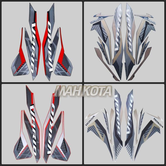 STRIPING STICKER Honda Vario 125 2022 Fullset Body Motor