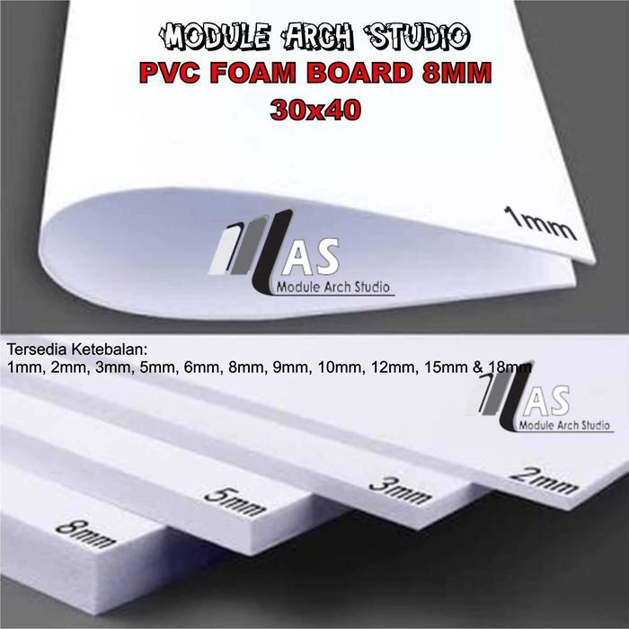 PVC Foam Board 8mm 30cmx40cm