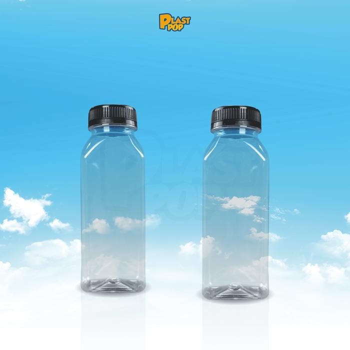 (135 Pcs) Botol Kale Kotak 250 Ml / Botol Kopi / Botol Jus / Kale 250 Ml / 250 Ml - Botol
