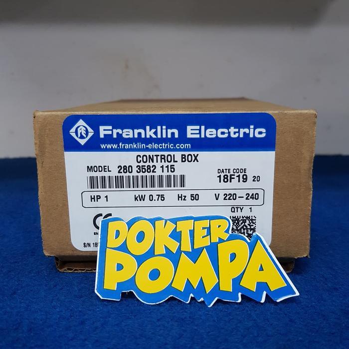 PROMO CONTROL BOX FRANKLIN 0.75 KW 1 HP BISA GRAB