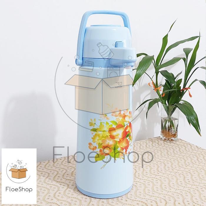 Termos Air Panas Pompa Pijit Pencet Besar Elephant Gajah 2.5 Liter Terbaru !!!