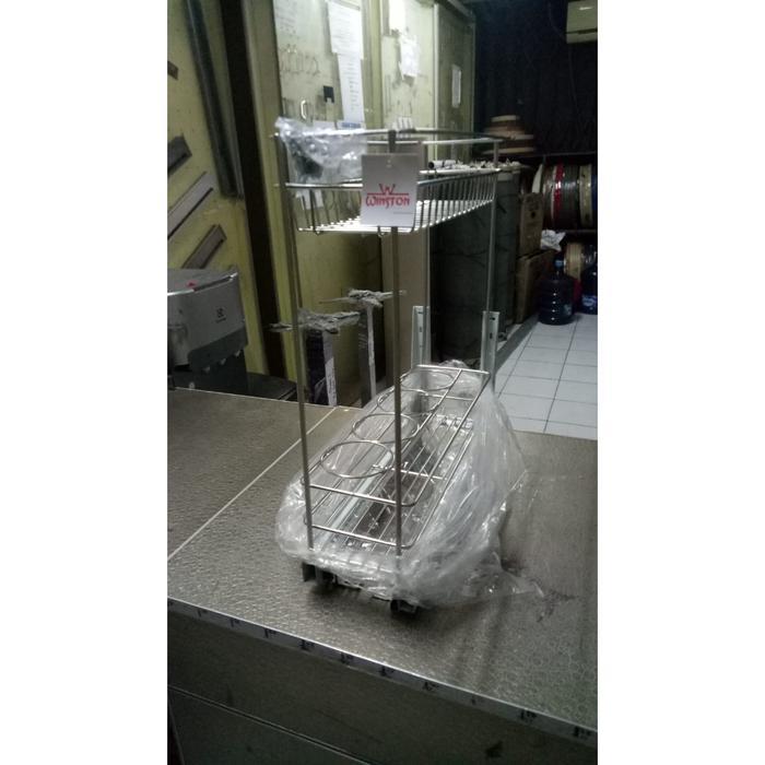 Bisa Grab Rak Ww 023 G Piring Botol Stainless Winston - 23G