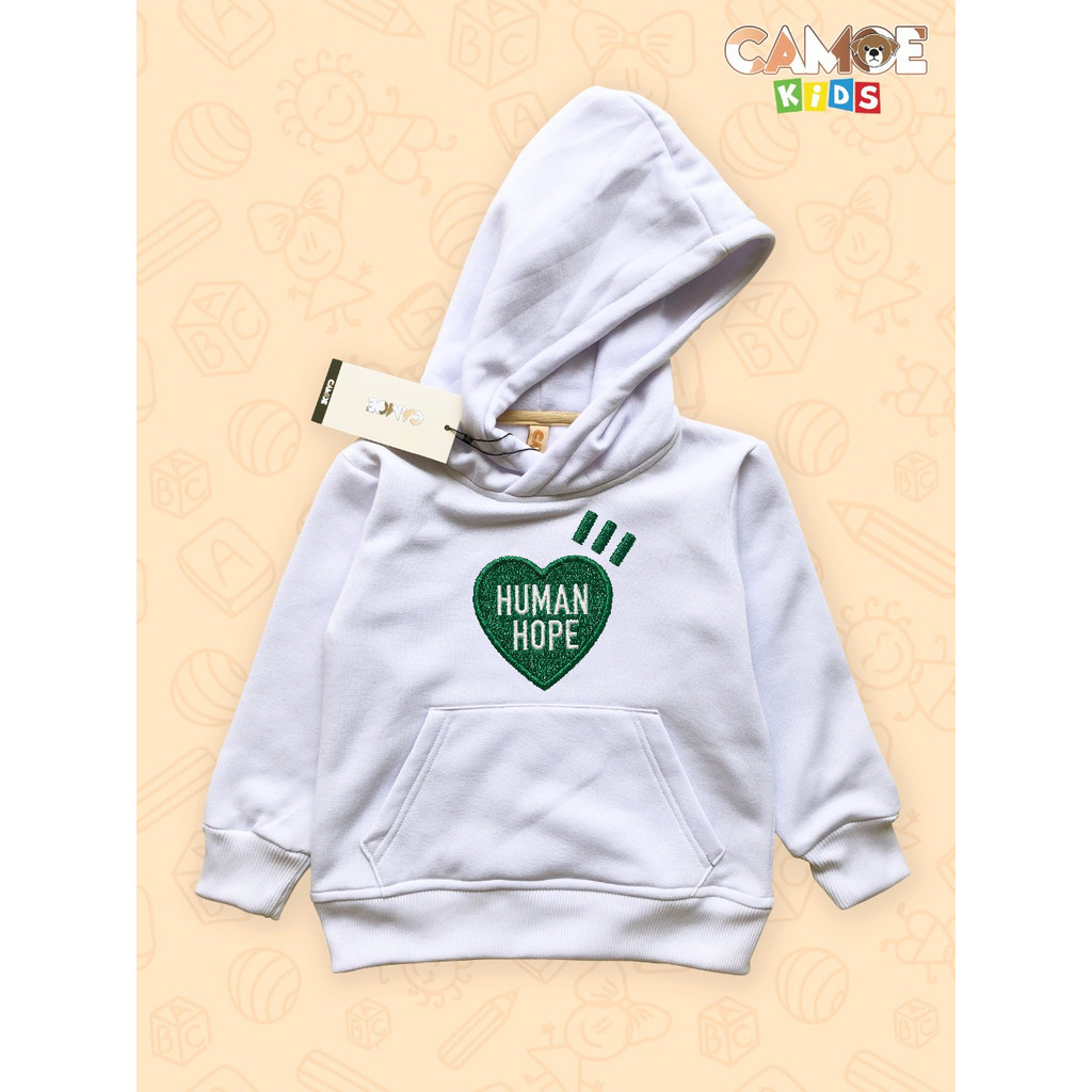 Jaket Hoodie Anak KIDS Human Hope x J Hope BTS Japanese streetwear Human Made Logo