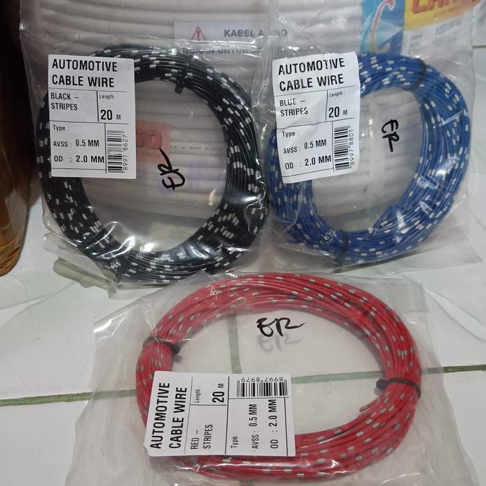 kabel bintik/kabel mobil/kabel otomotif 2mm panjang 20 meter