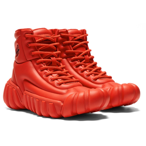[PO] [Sepatu] (Onitsuka Tiger) Onitsuka Tiger x Astro Boy DENTIGRE PUFF BOOT (FIERY RED/FIERY RED) A