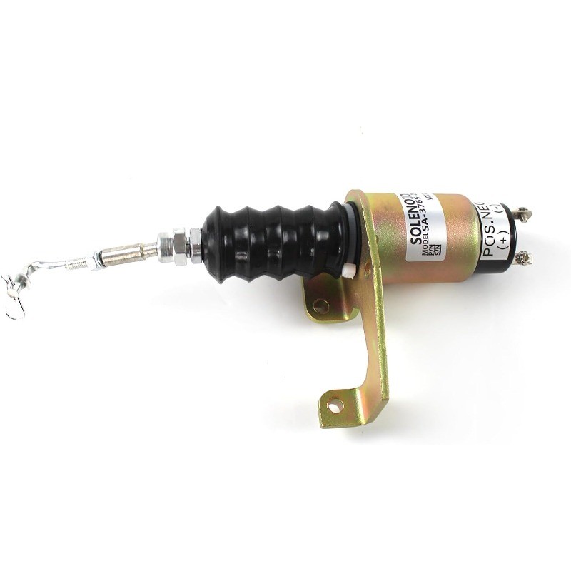 24V FUEL SHUTDOWN SOLENOID VALVE SA-3765-24 FOR CUMMINS DEUTZ RSV GOVERNOR PERKINS ENGINE