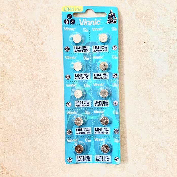 BATERAI VINNIC L736F / AG 3 /L 736 / LR 41 ORIGINAL HARGA PERLEMBAR